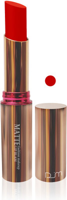 

FEMINA09 cosmetics makeup velvet matte lipstick lady hot red color fashion collection set 0f 1(Red, 5 g)