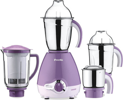 Preethi Lavender 600 Mixer Grinder(Purple, 3 Jars) available at flipkart for Rs.4500