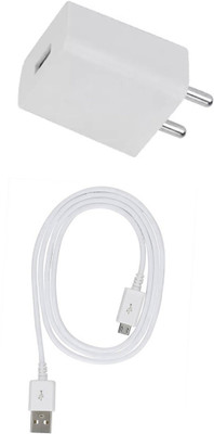 DAKRON Wall Charger Accessory Combo for Micromax Selfie 2 Q4311(White)