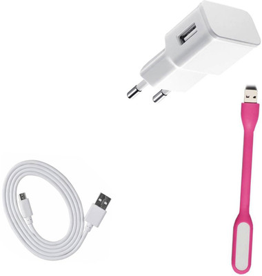 DAKRON Wall Charger Accessory Combo for Yu Yunique 2(White)