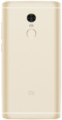 SAMTEK Mi Redmi Note 4 Back Panel(Gold)