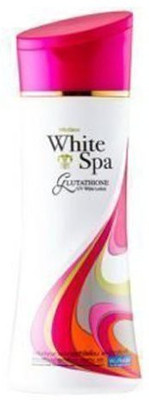 

Mistine Thailand Cosmetics White Spa Glutathione Uv Whitening Body Lotion(400 ml)