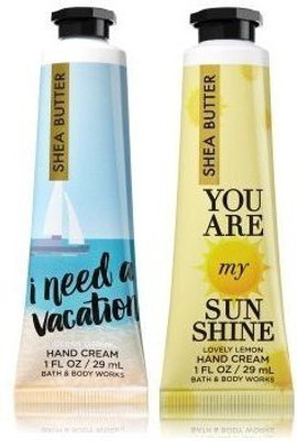 

Bath and Body Works I Need A Vacation & You Are My Sunshine Shea Butter Hand Cream(29.58 ml)