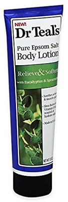 

Dr. Teal's Pure Epsom Salt Body Lotion Relieve And Soften With Eucalyptus And Spearmint(295.74 ml)
