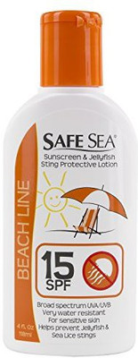 

Seavenger Safe Sea Jellyfish Sting Prevent Sunscreen Lotion 15 Spf(118.3 ml)