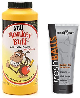 

Fresh Balls No Sweat BundleWith AntiMonkey Butt Lotion(100.56 ml)
