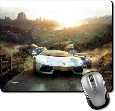 

CRAZYINK MPFantastic Car Race Mousepad(Multicolor)