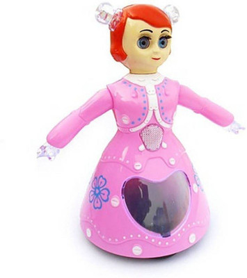 

dmpl fastdeal Operated Cute Dancing Princess Doll With 3d Lights And Music (Multicolor) (Pink)(Multicolor)