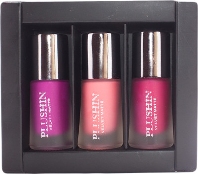 plushin Velvet Matte Nail Polish MAGENTA,PINK,HOT PINK MAGENTA, PINK, HOT PINK(Pack of 3)
