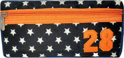 

Monte Polo Best quality Stars Art Canvas Pencil Box(Set of 1, Multicolor)