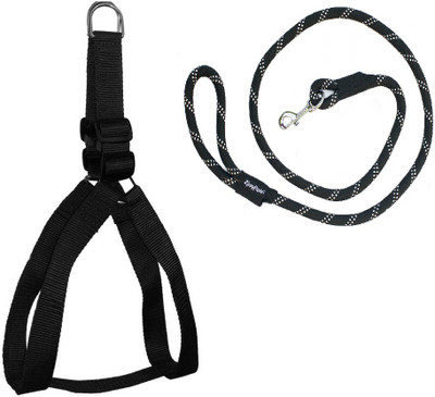 

Furious3D Dog Harness & Leash(, BLACK