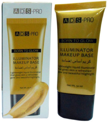 

ADS Illuminator makeup base Primer - 30 ml(Golden)