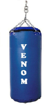 

Venom 7.0 Feet Long, SRF - STANDARD Material, Blue Color, Unfilled with Hanging Chain Hanging Bag(7.0, 84 kg)