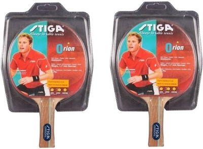 

Cosco Stiga Orion Table Tennis Bat ( Pack Of 2 ) Multicolor Table Tennis Racquet(G4, 350 g)