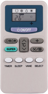 

icooli COMPATIBLE AC REMOTE Mitsubishi 256 (PLEASE MATCH WITH THE OLD REMOTE) Remote Controller(White)