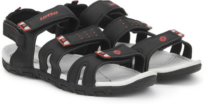 

Lotto Men Grey Red Sports Sandals