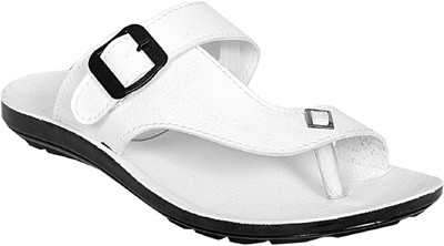 

Lakhani Men White Flats