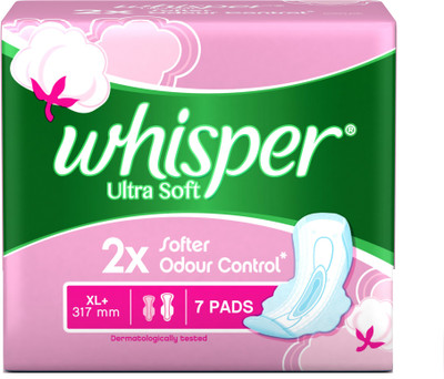 

Whisper Ultra Soft Plus Sanitary Pad(Pack of 7)