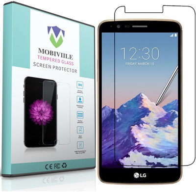 MOBIVIILE Tempered Glass Guard for LG Stylus 3 (M400DK)(Pack of 1)