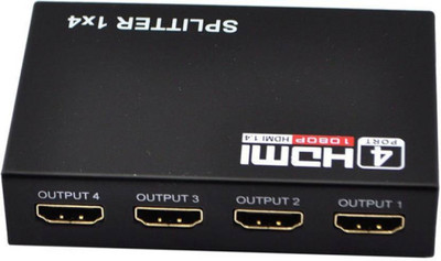 

Blendia 1x4 HDMI Splitter Media Streaming Device(Black)