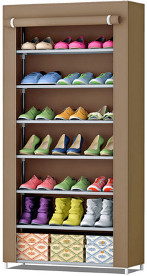 FurnCentral Fabric Shoe Stand(7 Shelves)