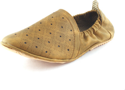 

Amanio Leather Loafers Shoes For Men Bellies For Men(Tan