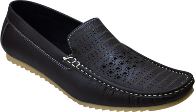

Feetway Men's Designer And Durable Stylish Funky Casual Loafers For Men-5002 Loafers For Men(Burgundy, Coffee