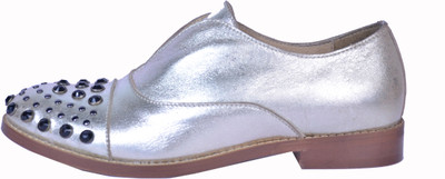 

FIRENZE ITALIANO SHOES FIRENZE LADIES FASHION LEATHER SHOES For Women(Silver