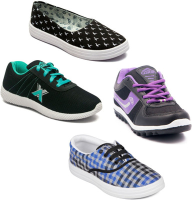 

Asian Women Casual & Running Shoes Combo Pack of 4 Walking Shoes For Women(Multicolor