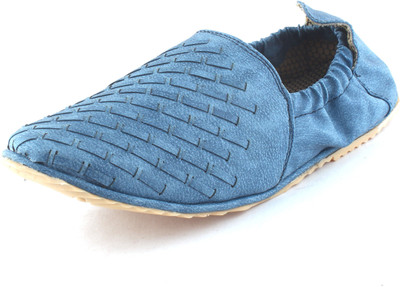 

REDFOOT Leather Loafers Shoes For Men Casuals For Men(Blue, Black