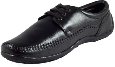 

MarcoUno BLACK FORMAL SHOES GENUINE LEATHER Lace Up For Men(Black