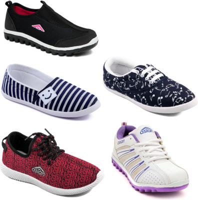 

Asian Women Casual & Running Shoes Combo Pack of  Walking Shoes For Women(Multicolor
