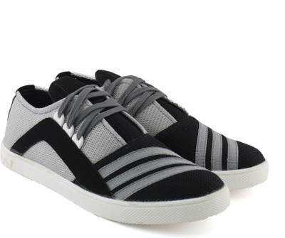 

Amanio Sneaker Casual Shoes Casuals For Men(Black, Grey