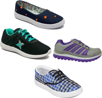 

Asian Women Casual & Running Shoes Combo Pack of 4 Walking Shoes For Women(Multicolor