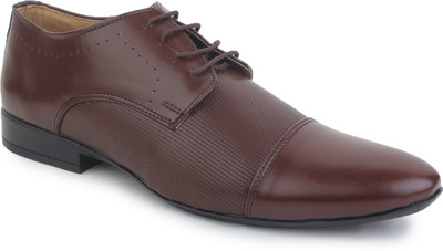 

Metrogue Men's Formal Modern Oxford Dress Shoes Lace Up For Men(Brown