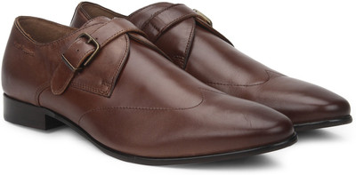 

Hush Puppies SWANKY MONK Monk Strap For Men(Brown, Tan