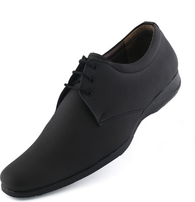 

Amanio Leather Formals Lace Up For Men(Black