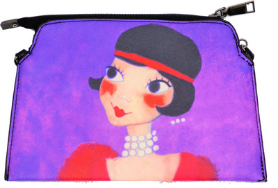 

SS&WW Girls Casual Purple, Black, Red PU Sling Bag, Black;purple;red
