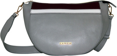 

Caprese Women Casual Grey PU Sling Bag