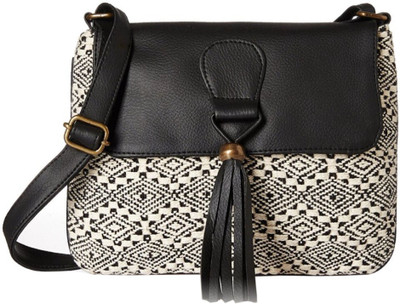 

Kanvas Katha Women Casual Black, White Acrylic Sling Bag