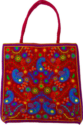 

Rupakshara Women Casual Pink Cotton Shoulder Bag