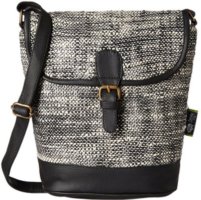 

Kanvas Katha Women Casual Black, White Acrylic Sling Bag