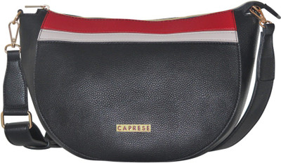 

Caprese Women Casual Black PU Sling Bag