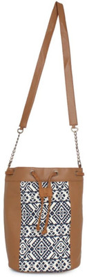 

Kanvas Katha Women Casual Multicolor PU Sling Bag