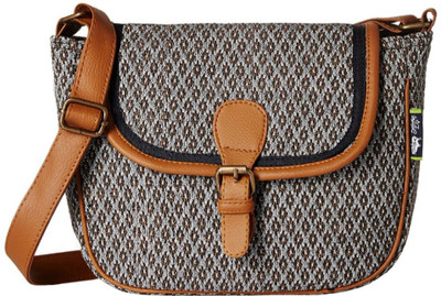 

Kanvas Katha Women Casual Brown, Grey Acrylic Sling Bag