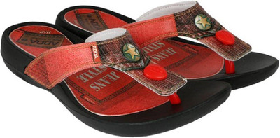 

Adda Slippers, Black red