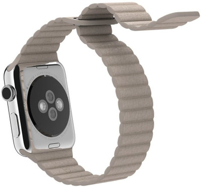 

Memore Leather Smart Watch Strap(Mullti Color), Beige