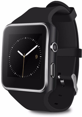 

Lambent X6 Bluetooth Smart Watch Compatible With Android and IOS Devices Smartwatch(Black Strap Free Size)