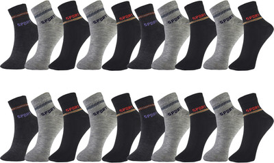 HICODE Men & Women Ankle Length(Pack of 10)