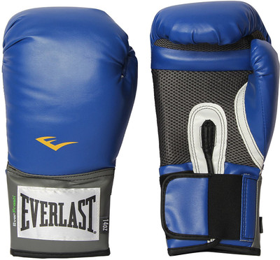 

Everlast Pro Style Training 16OZ Boxing Gloves (Free Size, Blue)